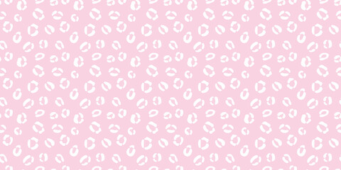 Cheetah seamless pattern vector background, pink and white