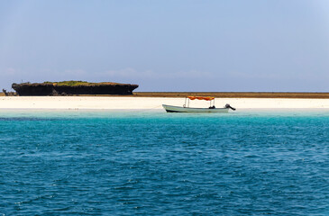 Fototapeta na wymiar Wasini Island and Kisite-Mpunguti Marine National Park, Kenta, Africa