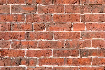 old red vintage brick wall