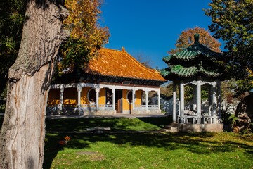 Fototapeta premium guest house in a chinese village