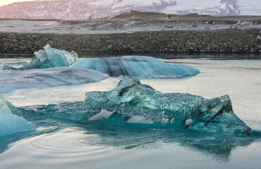 The Glacier Lagoon Jökulsarlon in Iceland, Europe