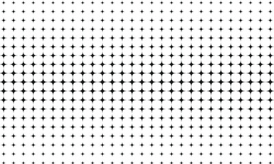 Abstract Black Stars Pattern
