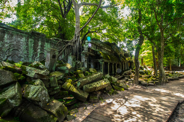 Ancient Buddhist Temple in Asia