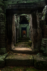 Fototapeta na wymiar Ancient Buddhist Temple in Asia