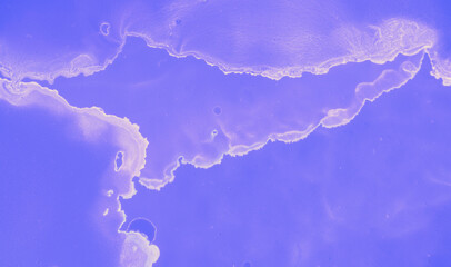 Abstract Paint Illustration. Blue Contemporary Digital Wall. Wave Oil Design. Purple Graphic Paint Illustration. Watercolor Trendy Poster. Pink Neon Oil Texture. Abstract Ink Gradient.