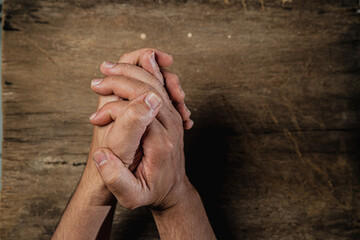 hands in prayer