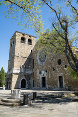 Fototapeta na wymiar San Giusto Cathedral in Trieste