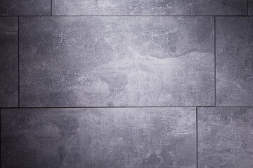 Stone or marble surface background of tile floor or wall texture. Grey floor laminate background