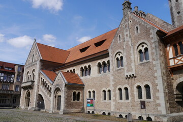 Fototapeta na wymiar Burgplatz mit Burg Dankwarderode 