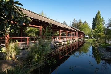 Le jardin japonnais de l'&iuml;le de Versailles &agrave; Nantes