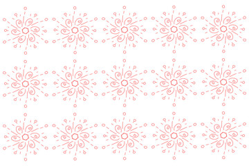  Floral pattern background vector illustration. Eps 10
