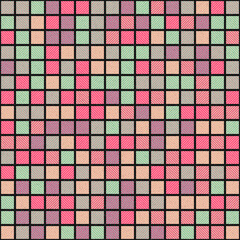 Abstract Geometric Pattern generative computational art illustration