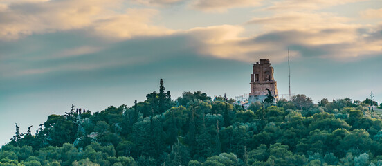 Dens Mount Landscape, Athens, Greece