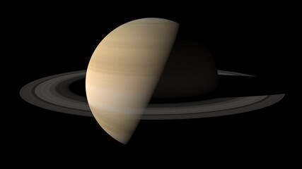Realistic and Detailed Saturn