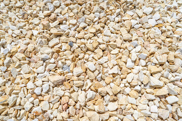 黄色い砂利_背景素材_砕石