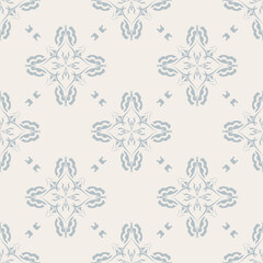 Beige seamless pattern with ornament. Good for backgrounds, prints, apparel and textiles. Vector illustration.