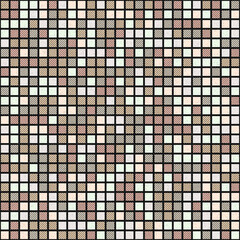 Fototapeta premium Abstract Geometric Pattern generative computational art illustration