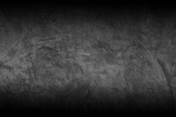 Old wall texture cement dark black gray  background abstract grey color design are light with white gradient background.