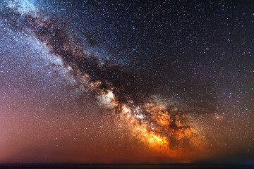 Milkyway Galaxy  Night  Sky