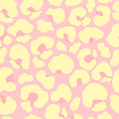Fototapeta na wymiar Seamless pattern Leopard spots . Leopard background vector illustration 