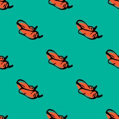 Chili peppers seamless pattern