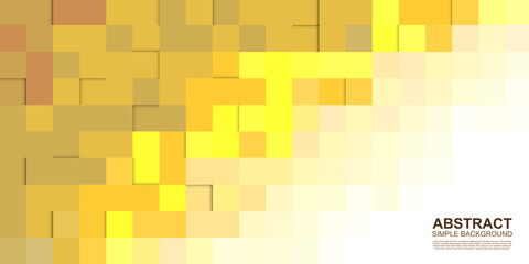 Yellow mozaic background. Abstract pattern background.