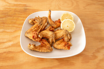 wings with lemon