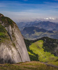 Landscape with sky and clouds