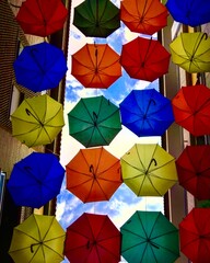 Colored Umbrellas 