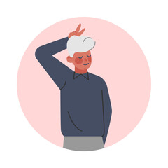 Teenage Girl Showing Victory or V Sign Gesture, Teenager Expressing Emotions, Nonverbal Communication Concept Cartoon Vector Illustration