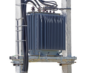 high voltage transformer post