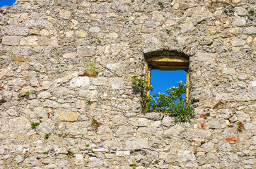 Single Window In A Wall