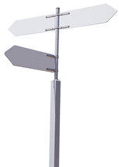 Obraz premium informations signs pointers on a metal pole