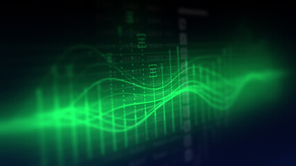 Financial Chart Digital Analytics Data Visualization