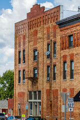 Fototapeta na wymiar Old Building in Angola Indiana
