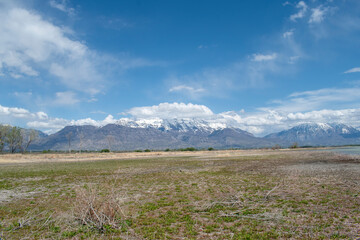 Distant Mountain from valley