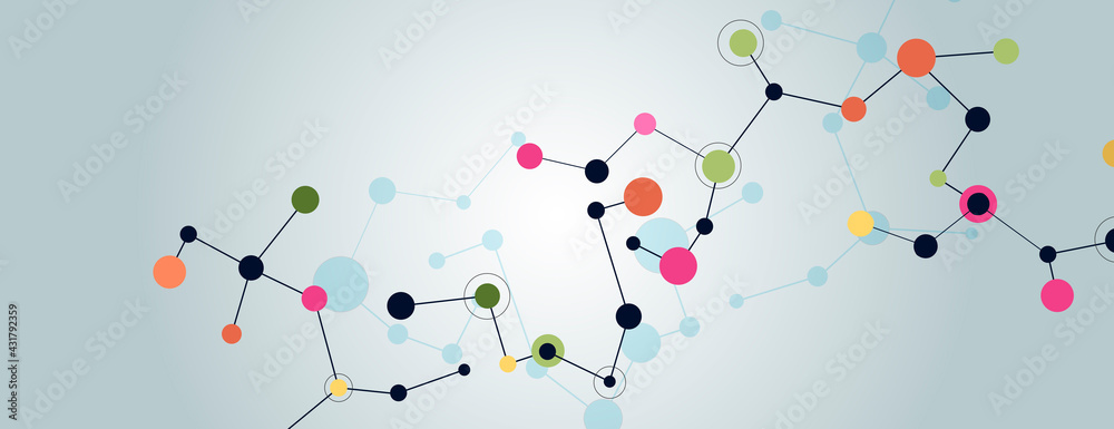 Aufkleber modern abstract connect on light backdrop. website icon symbol. abstract technology. vector graphic.