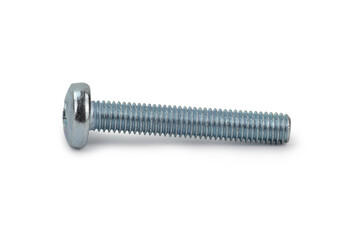 A round head bolt lying on its side