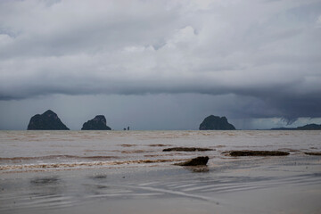 Cloudy sea
