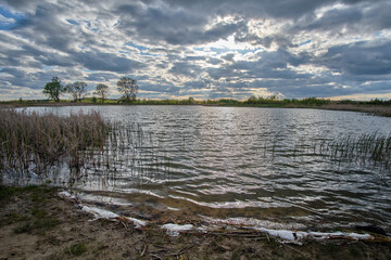landscape with lake