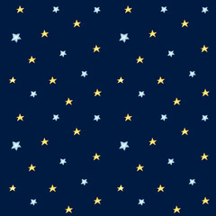 Planets of the solar system Seamless pattern. Outer Space planet Mercury Venus Earth Mars Jupiter Saturn Uranus Neptune Pluto with Sun. Watercolor kids fabric design, wrapping paper, background