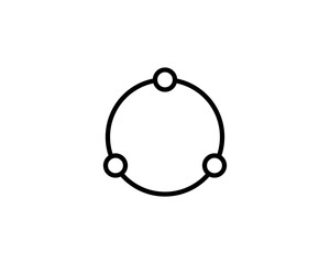 Share vector icon, sharing symbol. Modern, simple flat vector illustration for web site or mobile app