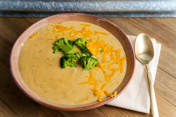 Broccoli and Cheddar Cheese Soup