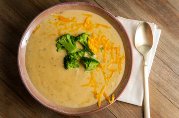 Broccoli and Cheddar Cheese Soup