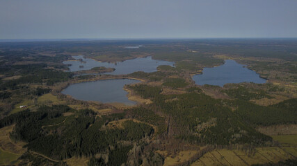 Fototapeta na wymiar Nature Photo Drone : Dji mavic pro Location : Sweden, Tranås V