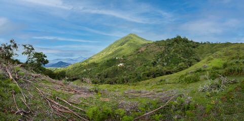 Fototapeta na wymiar montaña, cerro la Jacoba, La Unión, Nariño, Colombia