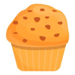 Muffin icon. Cartoon and flat of Muffin vector icon for web design isolated on white background