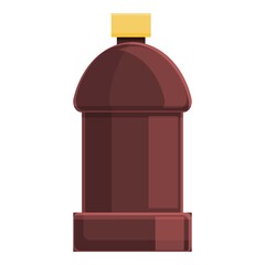 Liquid soy sauce icon. Cartoon and flat of Liquid soy sauce vector icon for web design isolated on white background