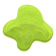 Raw wasabi icon. Cartoon and flat of Raw wasabi vector icon for web design isolated on white background