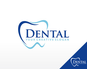 Dental Care logo design vector